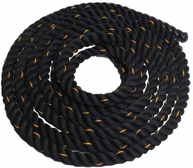 SAIFPRO (25Meters - 38mm) Exercise & Fitness Training Equipment Battle Rope  (Length: 82 ft, Weight: 4 kg, Thickness: 1.5 inch)