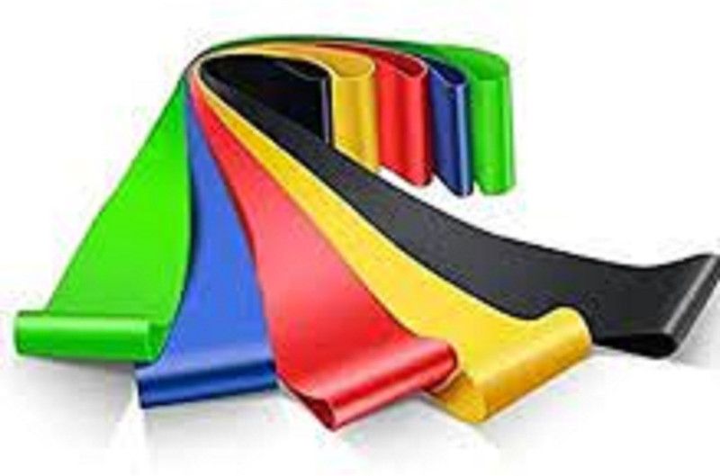 Deewak Loop Exercise Bands for Home Workouts Resistance Band |(Pack of 5)- X4 Pilates Band  (Pack of 5)