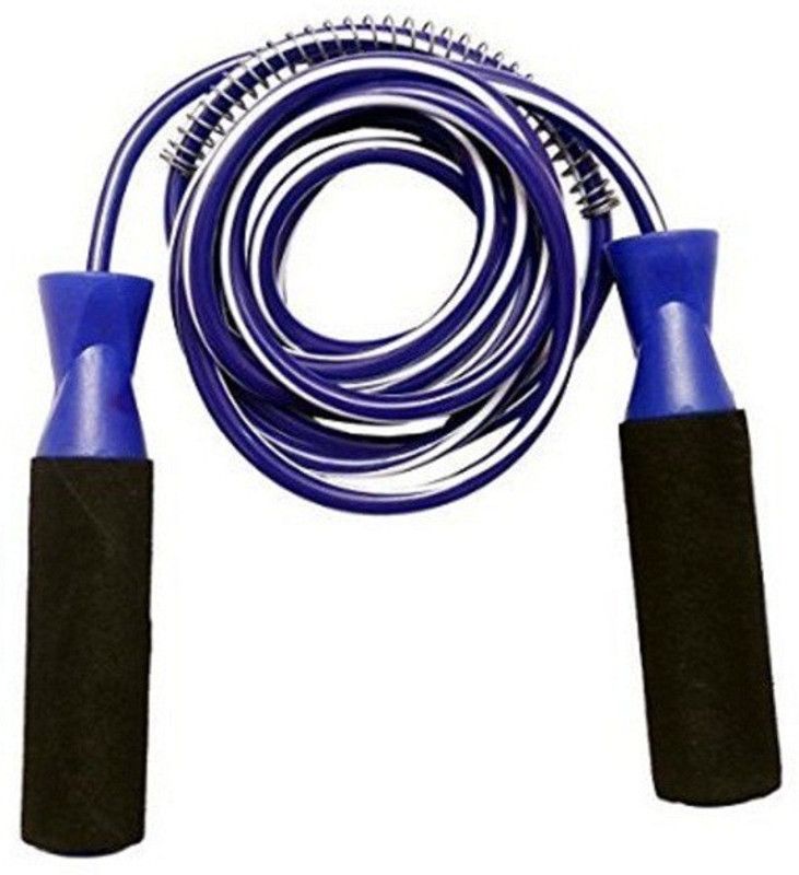 COMEX E Ball Bearing Skipping Rope  (Blue, Length: 274 cm)