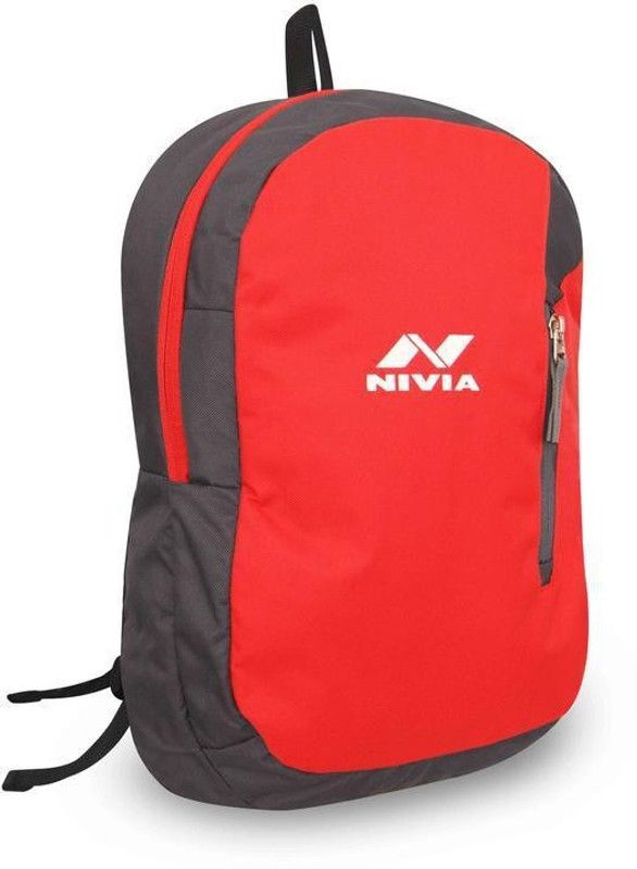 NIVIA Pebble- 6  (Red, Backpack)