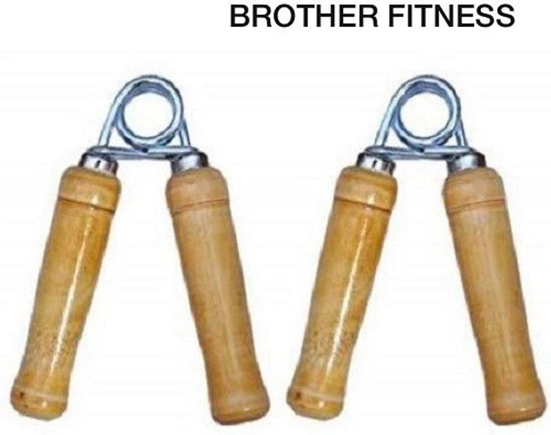 BROTHER FITNESS B-FIT 2PC WOODEN HANDGRIP/FITNRSS GRIP Hand Grip/Fitness Grip