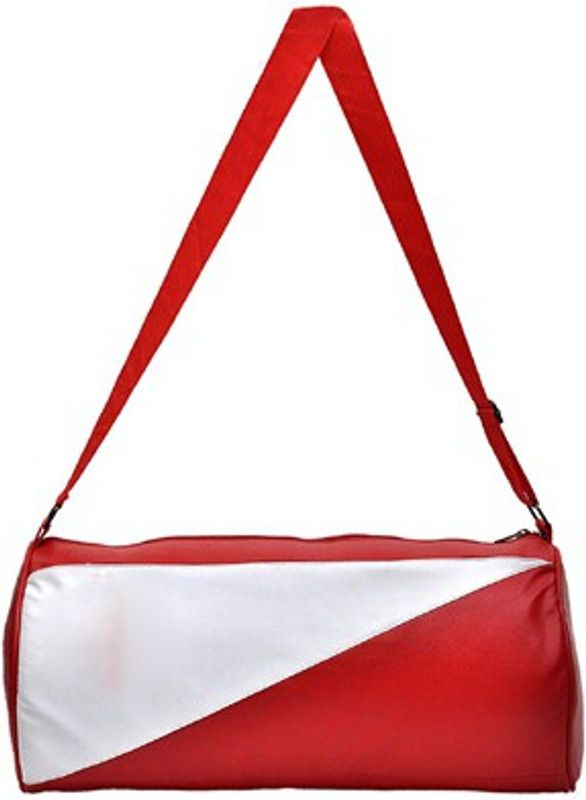 Smartware Manchester Fitness Gym Bag/Duffel Bag/Travel Bag/Sports Bag/Travel kit  (Red, Kit Bag)