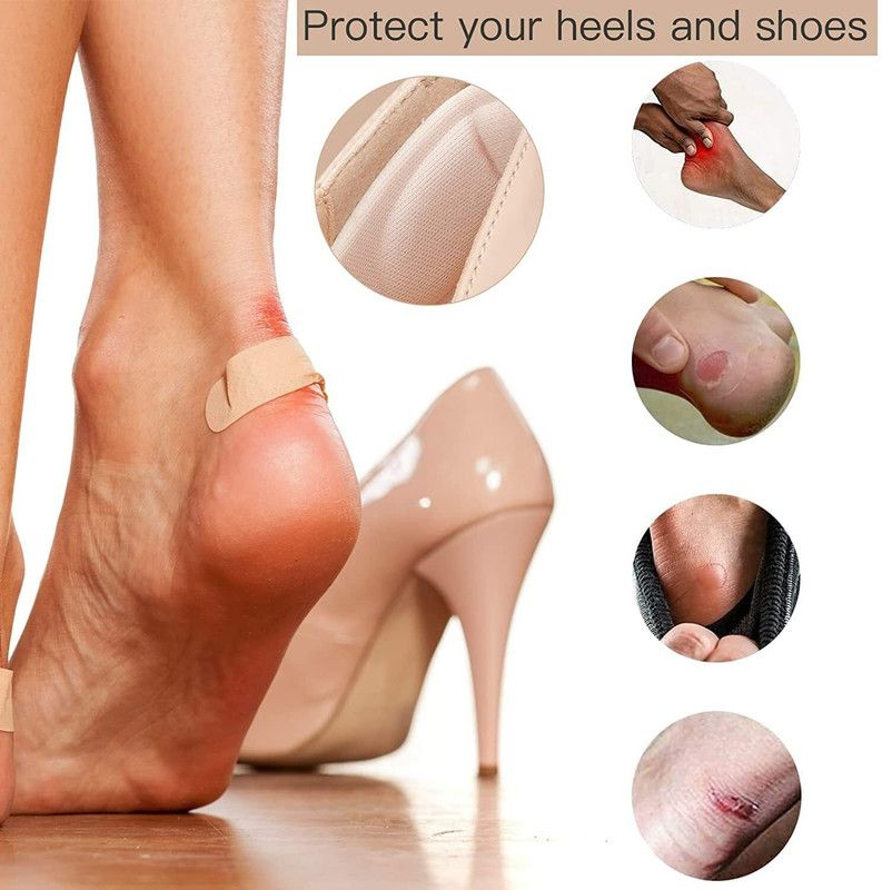 Ramya beauty care Self-Adhesive Heel Cushion Inserts, Shoe Insoles (Beige) -2 Pcs Insole
