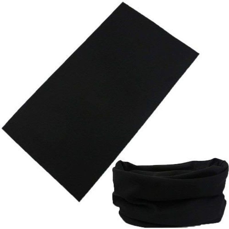 KK CRAFT 16-in-1 Durable Magic Multifunctional Headband (Color Black) Head Support  (Black)