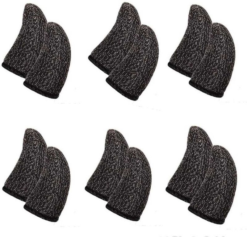 Namcell Gaming Controller Finger Cover Sweat Proof Gaming Finger Gloves (Pack of 12) Finger Sleeve  (Pack of 12)