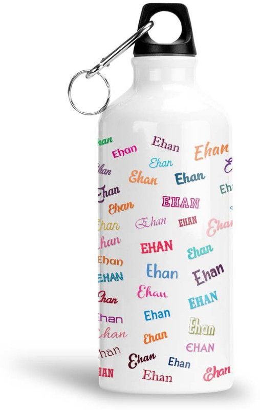 Furnish Fantasy Colorful Aluminium Sipper Bottle - Best Happy Birthday Gift for Kids , Ehan 600 ml Sipper  (Pack of 1, White, Aluminium)