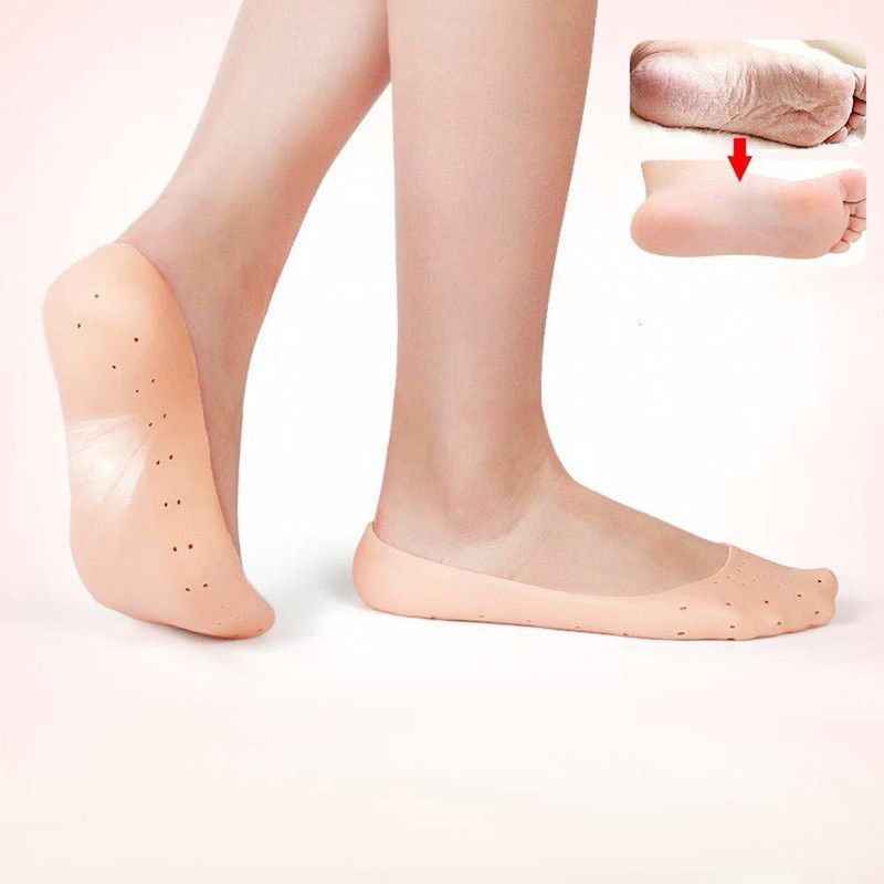 ORENAME Silicon Foot Protector Foot Support  (Beige)