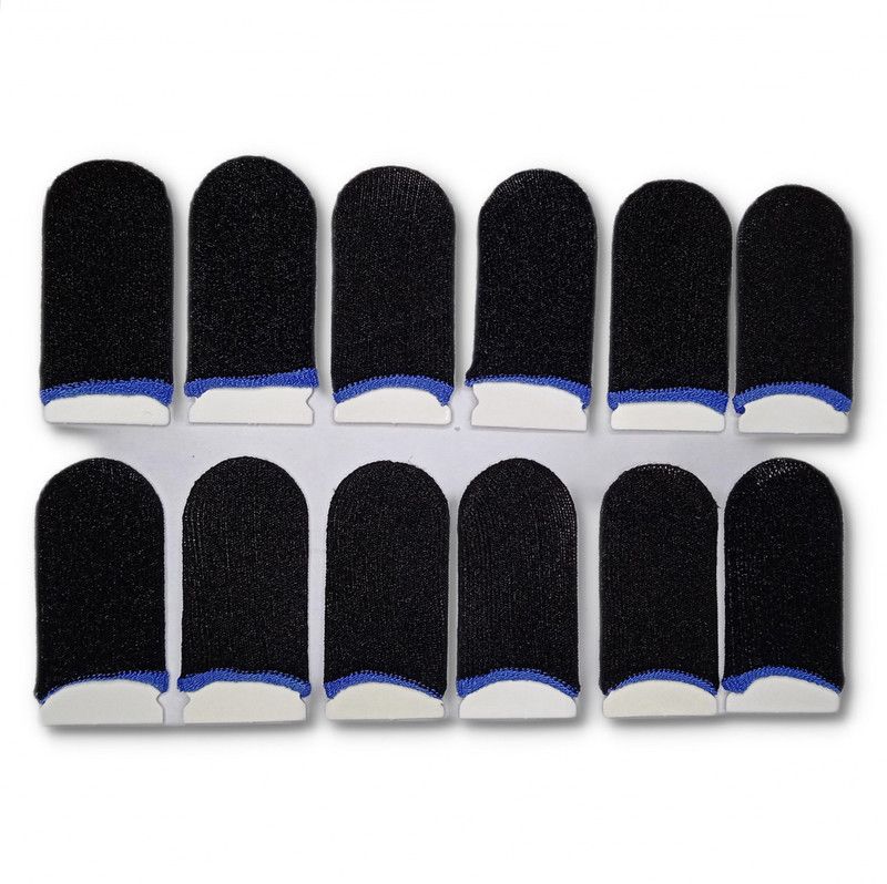 shreetraders Gaming Controller Finger Cover/Gloves Sweat Proof Gaming (Pack of 12) Finger Sleeve  (Pack of 12)