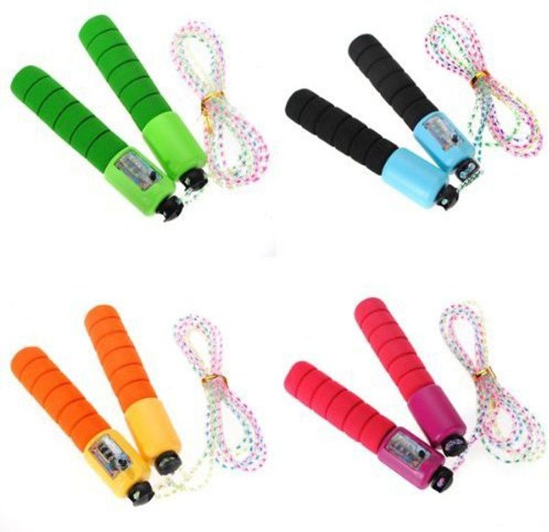 K Kudos Enterprise Adjustable Skipping Rope Freestyle Skipping Rope  (Multicolor, Length: 25 inch)