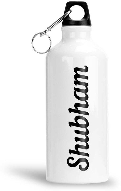 Furnish Fantasy Aluminium Water Bottle 750ml-Best Gift for Happy Birthday, Return Gift, Shubham 750 ml Sipper  (Pack of 1, White, Aluminium)