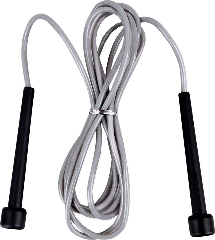 B Fit Usa PVC Jump Rope  (Grey, Length: 72 inch)