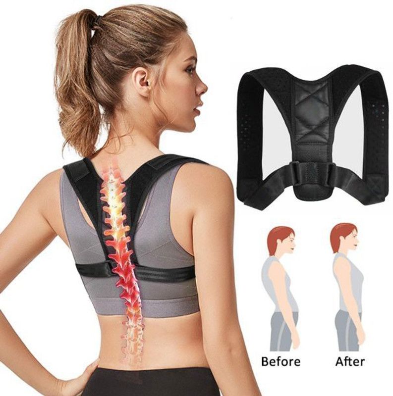 ZUFCON POSTURE BELT KS00280 Back & Abdomen Support  (Black)