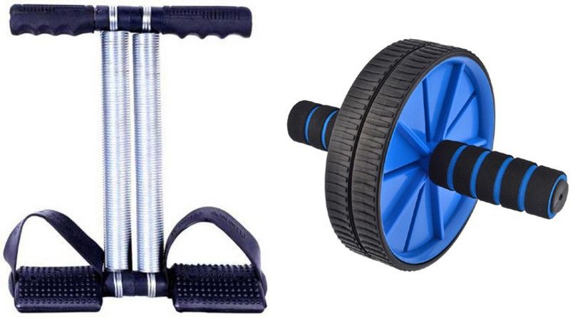 L'AVENIR Ab Wheel / Roller Exerciser & Tummy Trimmer for Perfect Fitness Accessory Kit Kit