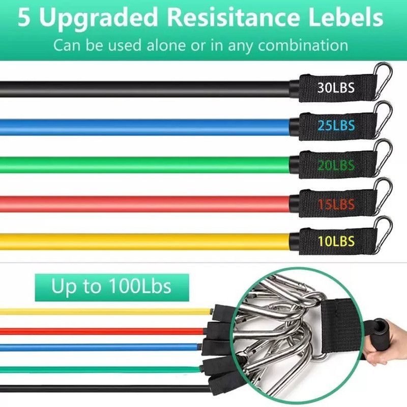 ANTONIS Resistance Band Set-Resistance Bands for Workout for Men & Women Resistance Tube  (Multicolor)