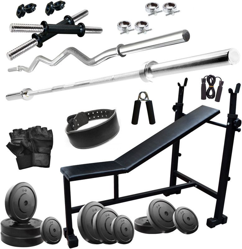 FITZON 22 kg COMBO 6 WB Home Gym Combo