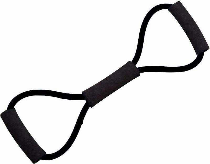 SYGA Yoga Pilates Pull Rope Gym Fitness Resistance Elastic Rubber Resistance Tube  (Black)