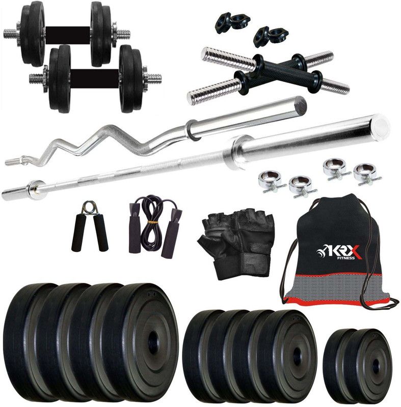 KRX 20 kg PVC COMBO 2 Home Gym Combo