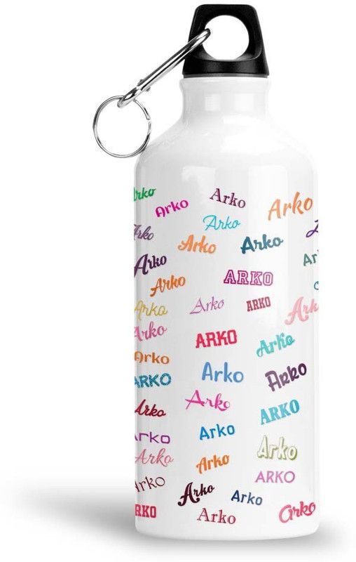 Furnish Fantasy Colorful Aluminium Sipper Bottle - Best Happy Birthday Gift for Kids , Arko 600 ml Sipper  (Pack of 1, White, Aluminium)