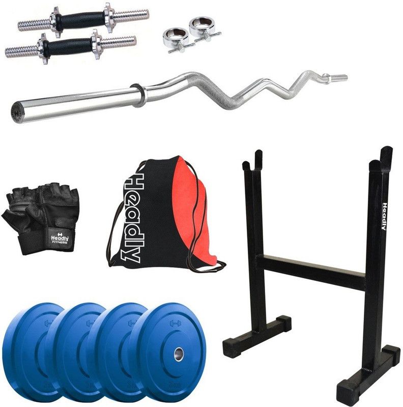Headly 12 kg Premium CP-HR-12KGCOMBO15 Coloured Home Gym Combo
