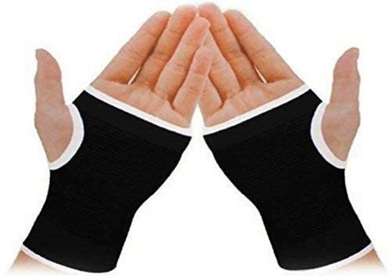 BIGWHEEL Elastic Palm Wrist Glove Hand Grip Protector Sleeve Support for Pain Relief Palm Support