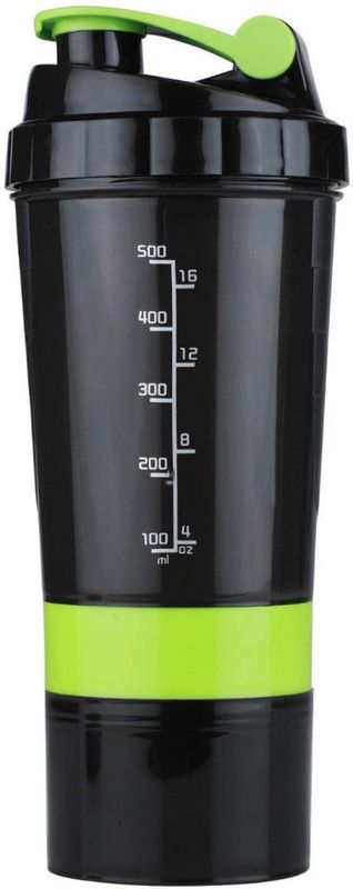 GRAB DEAL SHB500-GRB 500 ml Shaker  (Pack of 1, Black, Plastic)