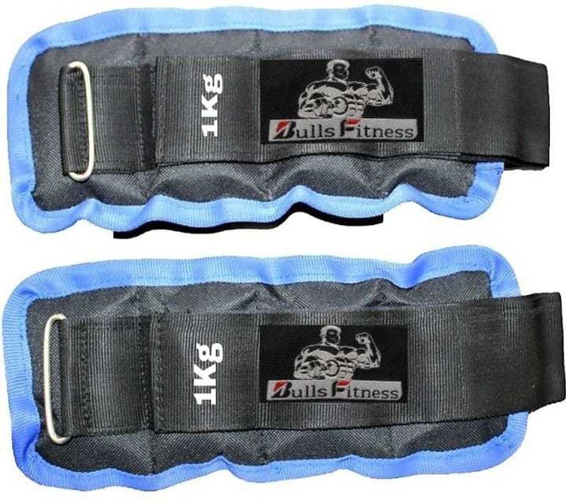 bulls fitness blue 1kg ankle weight Black, Blue Ankle & Wrist Weight  (1 kg)