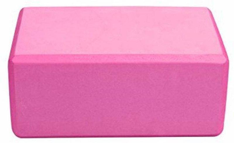Leosportz Yoga Blocks High Density EVA Foam Yoga Exercise Bricks, Eco Friendly Yoga Blocks  (Pink Pack of 1)