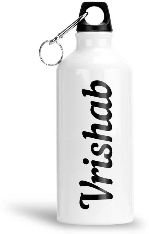 Furnish Fantasy Aluminium Water Bottle 750ml-Best Gift for Happy Birthday, Return Gift, Vrishab 750 ml Sipper  (Pack of 1, White, Aluminium)
