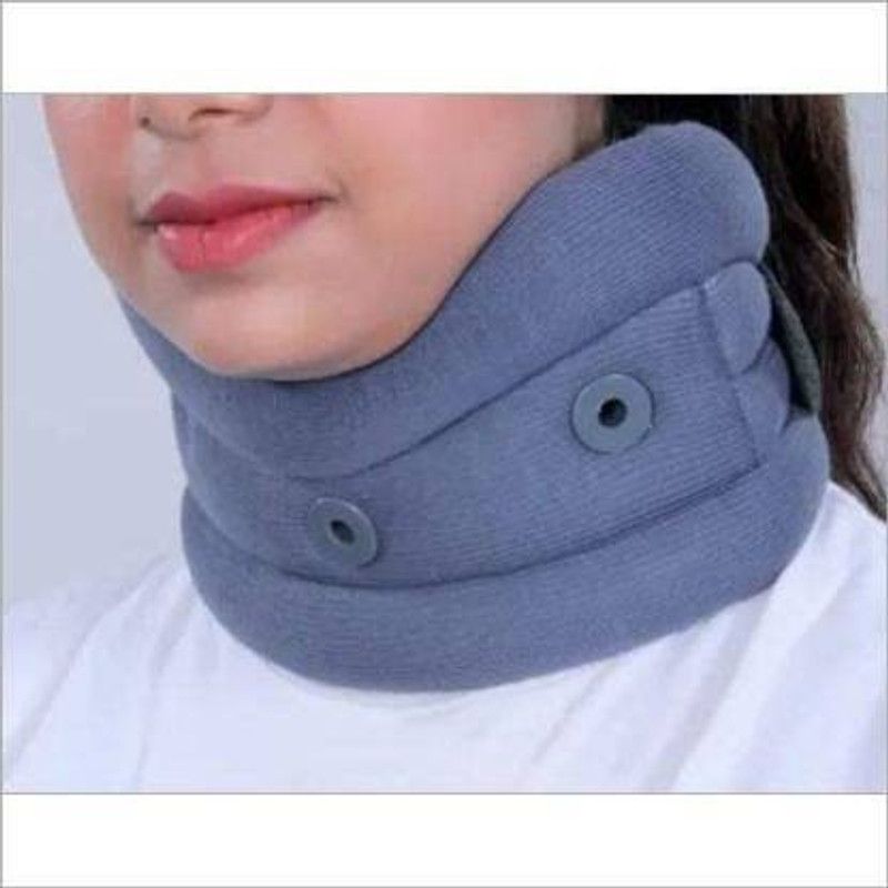 EXIFROS Soft Cervical Collar Neck Splint (Belt) For Pain With Support Neck Suppor Splints  (Grey)