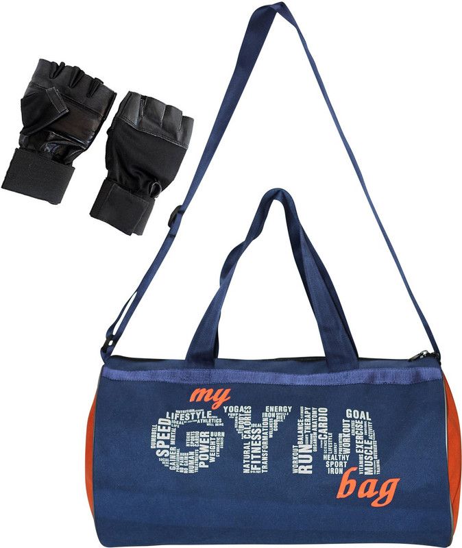 L'AVENIR MY GYM BAG - BLUE / ORANGE Fitness Accessory Kit Kit