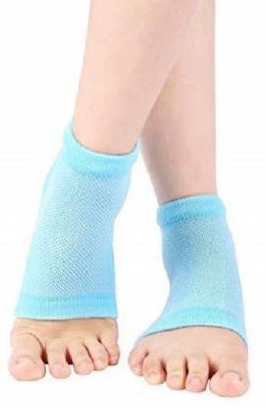 VEER ENTERPRISE Silicon Gel Heel Socks Pad For Foot Support Heel Support Heel Support Heel Support  (Blue)