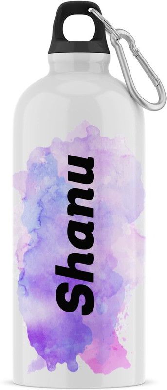 Ashvah Sipper/Water Bottle - Best Happy Birthday Gift for Kids, Name - Shanu 600 ml Sipper  (Pack of 1, White, Aluminium)