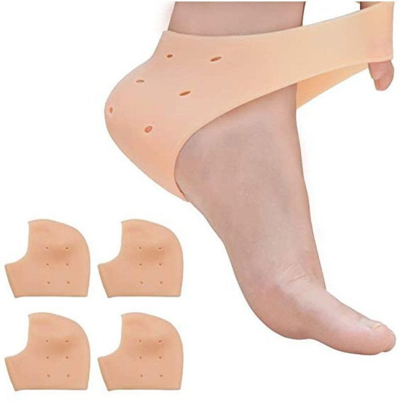 YUKI Silicone Moisturizing Gel Heel Socks Protector For Heel Anti-Crack AHAC101 Heel Support