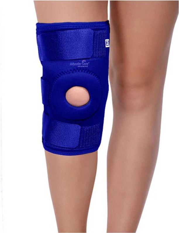 Wonder Care Hinge Knee Brace with open Patella for sports, arthritis, joint pain-K109 Knee Support  (Blue)