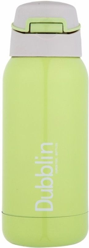 DUBBLIN Robot Stainless Steel Leak Proof, Thermos Keeps Hot 6 Hrs, Cold 12 Hrs 300 ml Sipper  (Pack of 1, Green, Steel)