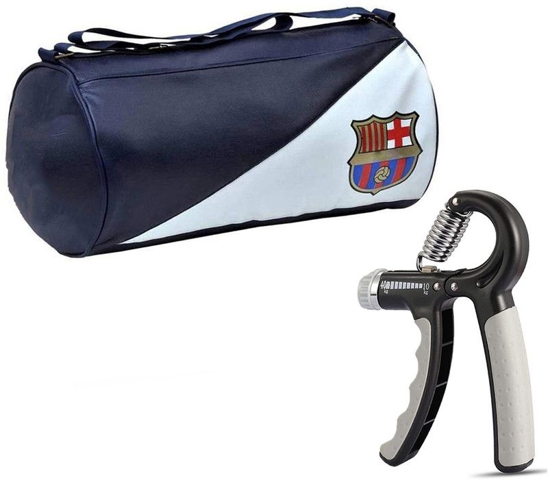 TRUE INDIAN FCB Gym Bag with grey gripper Gym & Fitness Kit