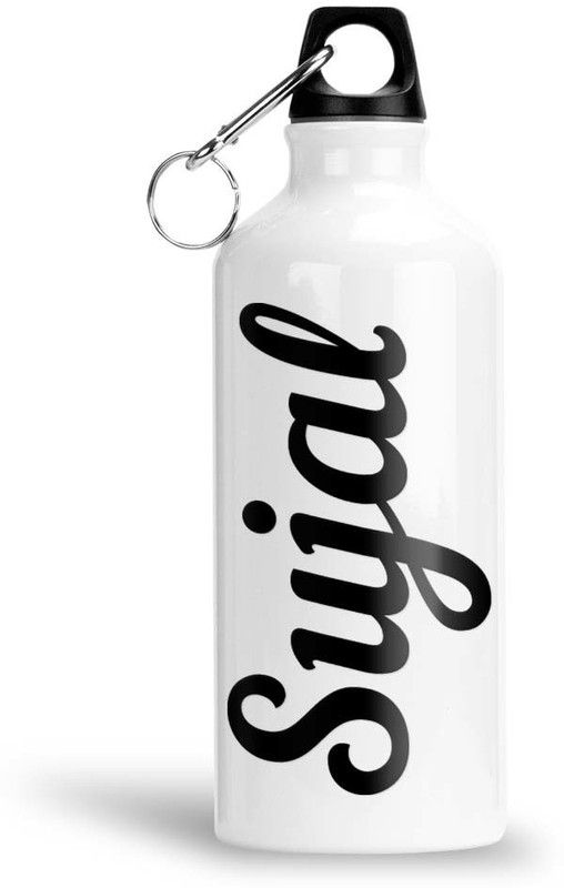 Furnish Fantasy Aluminium Water Bottle 750ml - Best Gift for Happy Birthday, Return Gift, Sujal 750 ml Sipper  (Pack of 1, White, Aluminium)
