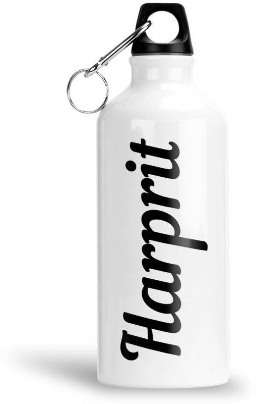 Furnish Fantasy Aluminium Sipper Bottle - Best Gift for Happy Birthday for Kids, Name - Harprit 600 ml Sipper  (Pack of 1, White, Aluminium)