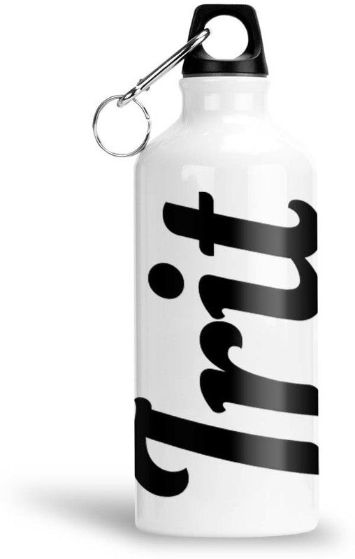 Furnish Fantasy Aluminium Water Bottle 750ml - Best Gift for Happy Birthday, Return Gift, Irit 750 ml Sipper  (Pack of 1, White, Aluminium)