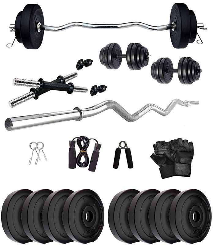 FASTERO FITNESS 24 kg 24 KG CURL Home Gym Combo