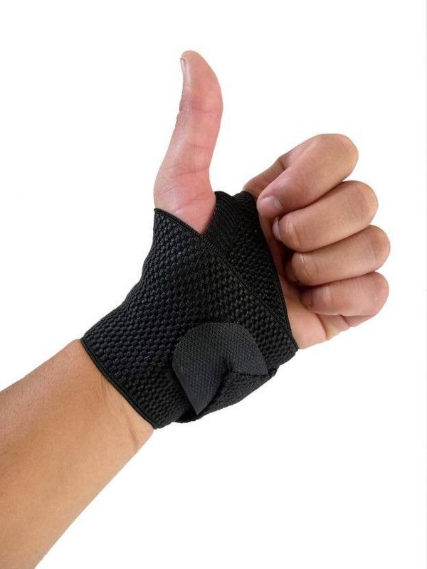 ZEDOFF pair Adjustable Thumb/Wrist/Palm Support Finger Support  (Black)