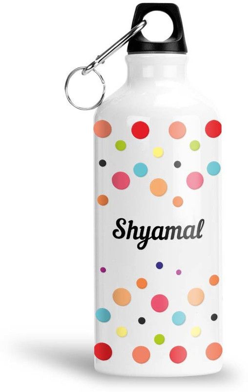 Furnish Fantasy Colorful Aluminium Water Bottle- Best Happy Birthday Gift, Return Gift, Shyamal 750 ml Sipper  (Pack of 1, White, Aluminium)