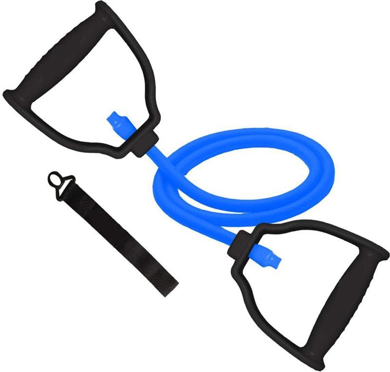 LAPREX Resistance Toning Tube Exercise Bands with Additional Door Anchor(Blue) Resistance Tube  (Blue)