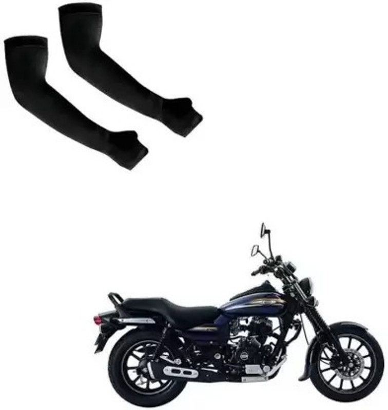 PRALAV PRALAV LET SLIM NYLON MEN & WOMEN, BOYS & GIRLS 2 PAIR ( BLACK ) ARM SLEEVES Finger Sleeve  (Pack of 2)