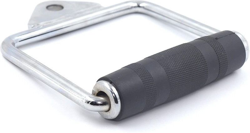KOBO Single D Handle Rubber Handgrips Commercial Exercise Pulley Attachment (IMPORTED) Multi-training Bar