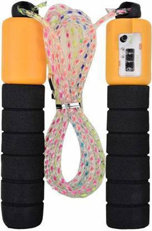 Asra Collections Jump Skipping Rope for Everyone with Number Counter Non-Slip Handle. Freestyle Skipping Rope  (Length: 250 cm)