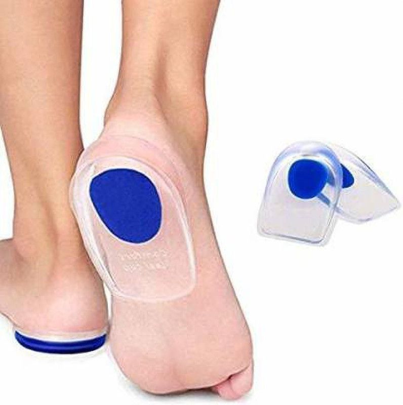 Classic deal Gel Silicone Cushion Orthotic Increased Insoles Plantar Care Foot Inserts soft Insole  (Blue)