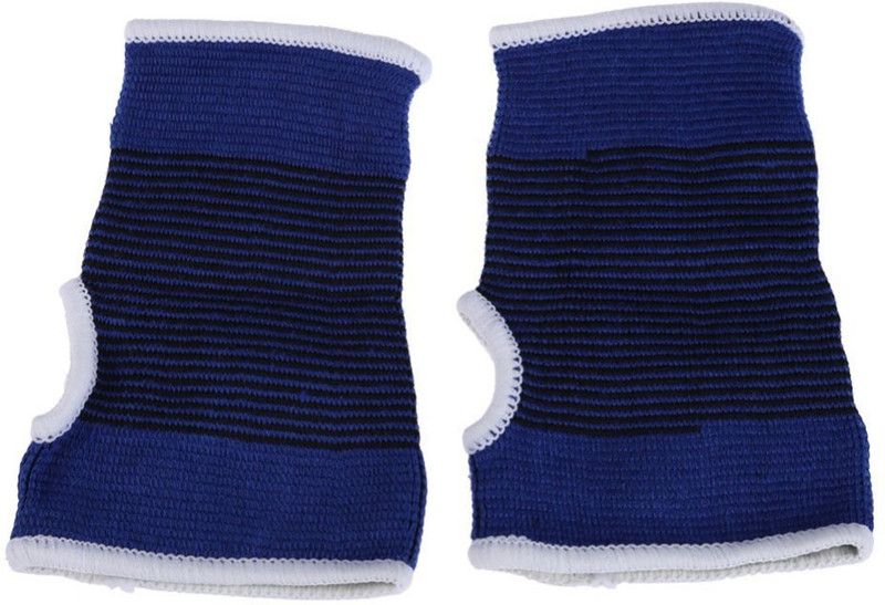 FUTABA Palm Wrist Hand Support Glove - Pack of Two Gym & Fitness Gloves  (Blue)