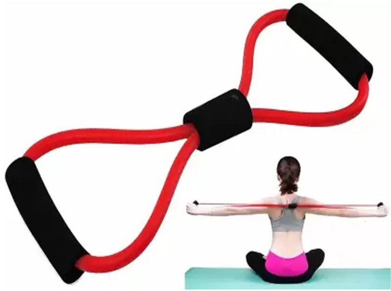 Awesome Look Resistance Tube for gym exercise, yoga Resistance Tube  (Red)