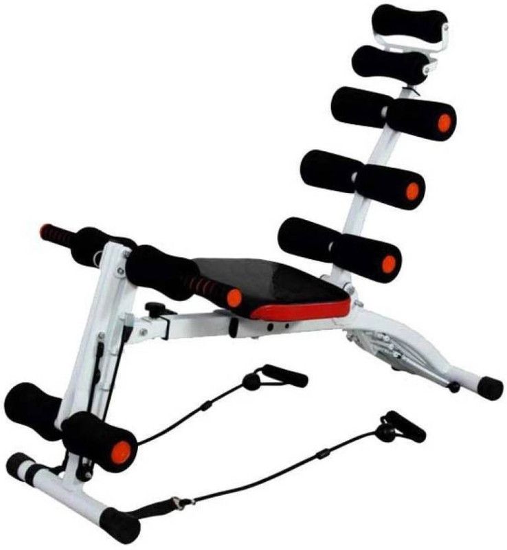 Bluebird Six Packs Ab Builder Full Body, Back Leg Arms Exercise Machine Ab Exerciser  (Black, Orange)